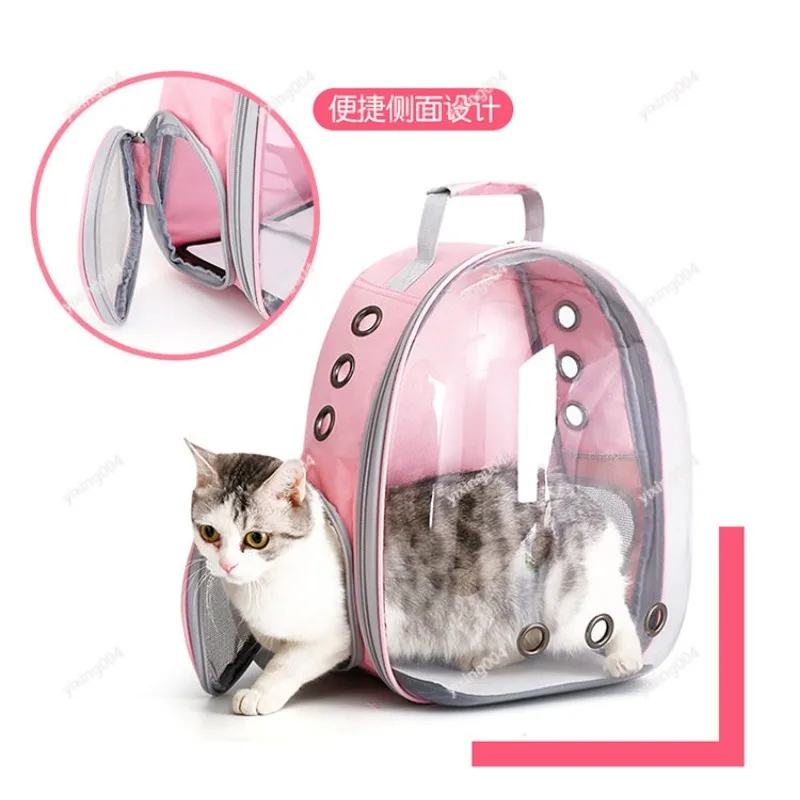 Portable Pet Backpack Bag, Breathable Large Capacity Cat Dog Carrier for Outdoor Travel Use
Portable Pet Backpack Bag, Breathable Large Capacity Cat Dog Carrier for Outdoor Travel Use