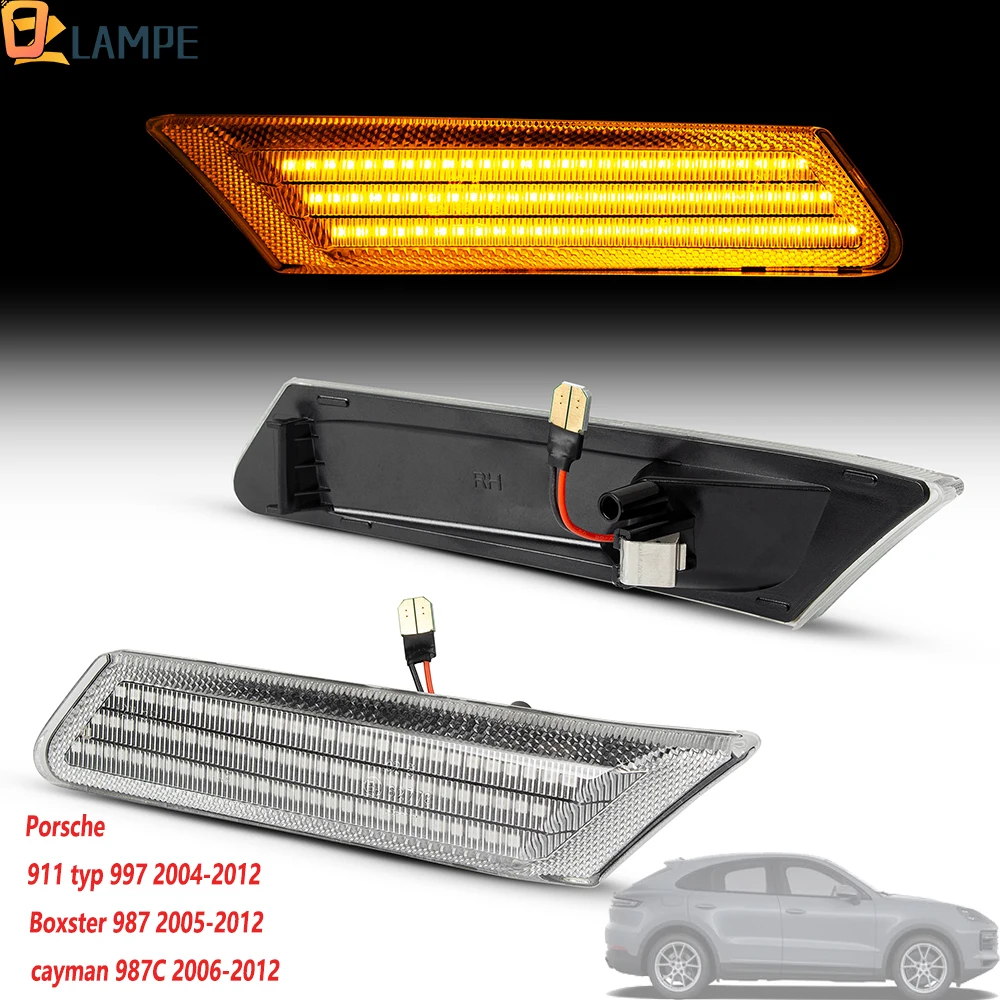 2PCS LED Dynamic Side Marker Sequential Turn Signal Light For Porsche 911 997 Carrera GT2 GT3 Boxster Cayman 987
2PCS LED Dynamic Side Marker Sequential Turn Signal Light For Porsche 911 997 Carrera GT2 GT3 Boxster Cayman 987