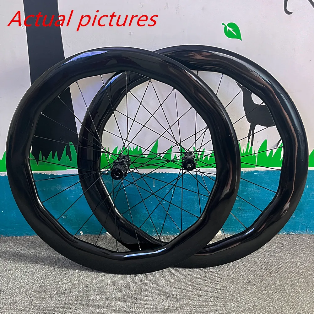 700C 60T Ratcher 6560 Carbon Bicycle road Wheels Disc Hub Light Carbon Clincher Tubless Disc Road Bicycle Wheelset Black
700C 60T Ratcher 6560 Carbon Bicycle road Wheels Disc Hub Light Carbon Clincher Tubless Disc Road Bicycle Wheelset Black