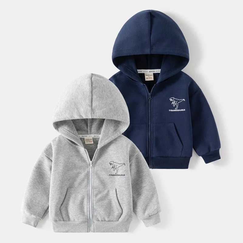 2024 Korean Autumn Children Boy Jacket Loose Dinosaur Print Little Boy Hooded Sweatshirt Solid Cotton Long Sleeve Outerwear Coat
2024 Korean Autumn Children Boy Jacket Loose Dinosaur Print Little Boy Hooded Sweatshirt Solid Cotton Long Sleeve Outerwear Coat