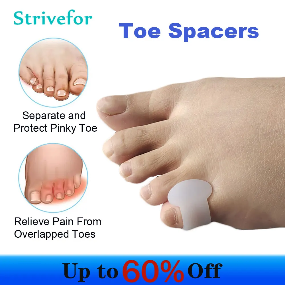 2pcs Toe Overlapping & Hammer Toes Toe Separator Relieve Foot Pain From Friction Rubbing & Pressure Feet Care
2pcs Toe Overlapping & Hammer Toes Toe Separator Relieve Foot Pain From Friction Rubbing & Pressure Feet Care