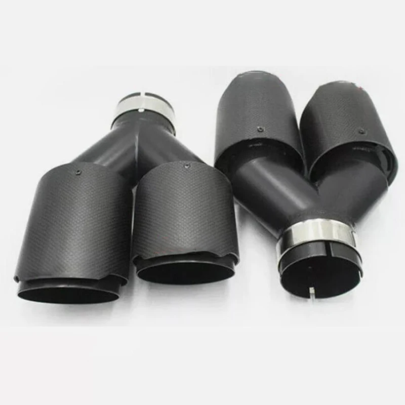 2pcs 63mm-89mm Carbon Fiber Exhaust Tips Double-outlet 2.5"-3.5" Car Muffler Exhaust Tip Y-Shaped Exhaust Muffler Tips Tailpipe
2pcs 63mm-89mm Carbon Fiber Exhaust Tips Double-outlet 2.5"-3.5" Car Muffler Exhaust Tip Y-Shaped Exhaust Muffler Tips Tailpipe