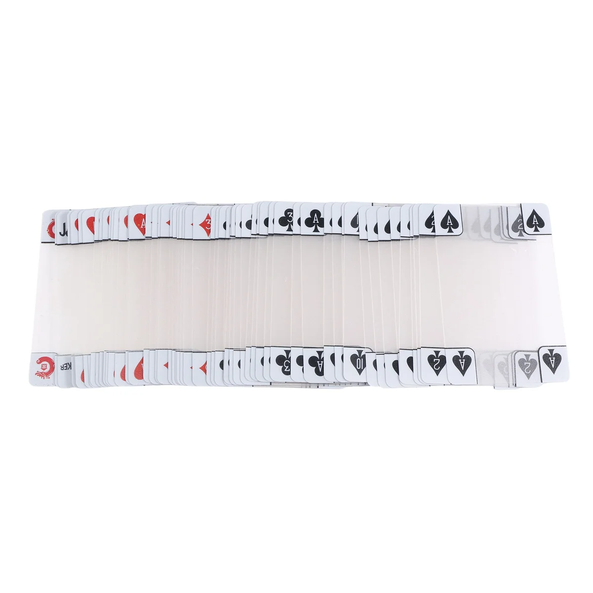 New Creative Transparent Plastic Waterproof Poker Novelty Poker Index Playing Cards
New Creative Transparent Plastic Waterproof Poker Novelty Poker Index Playing Cards