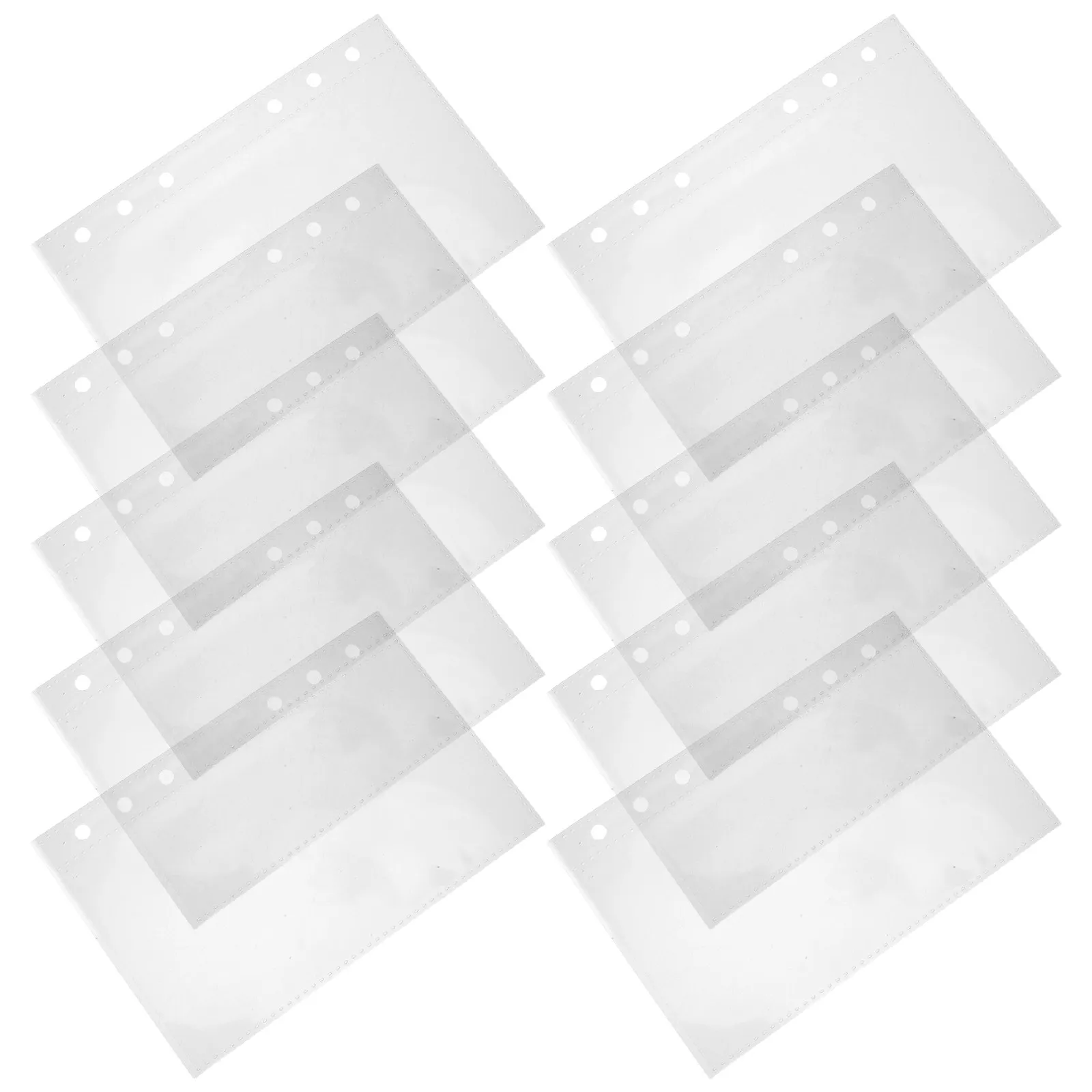 20Pcs Clear Card Pocket Binder Sheets Transparent Sticker Inserts A6 Size 6 Ring Refill Pages for Trading Cards Scrapbook Photo
20Pcs Clear Card Pocket Binder Sheets Transparent Sticker Inserts A6 Size 6 Ring Refill Pages for Trading Cards Scrapbook Photo