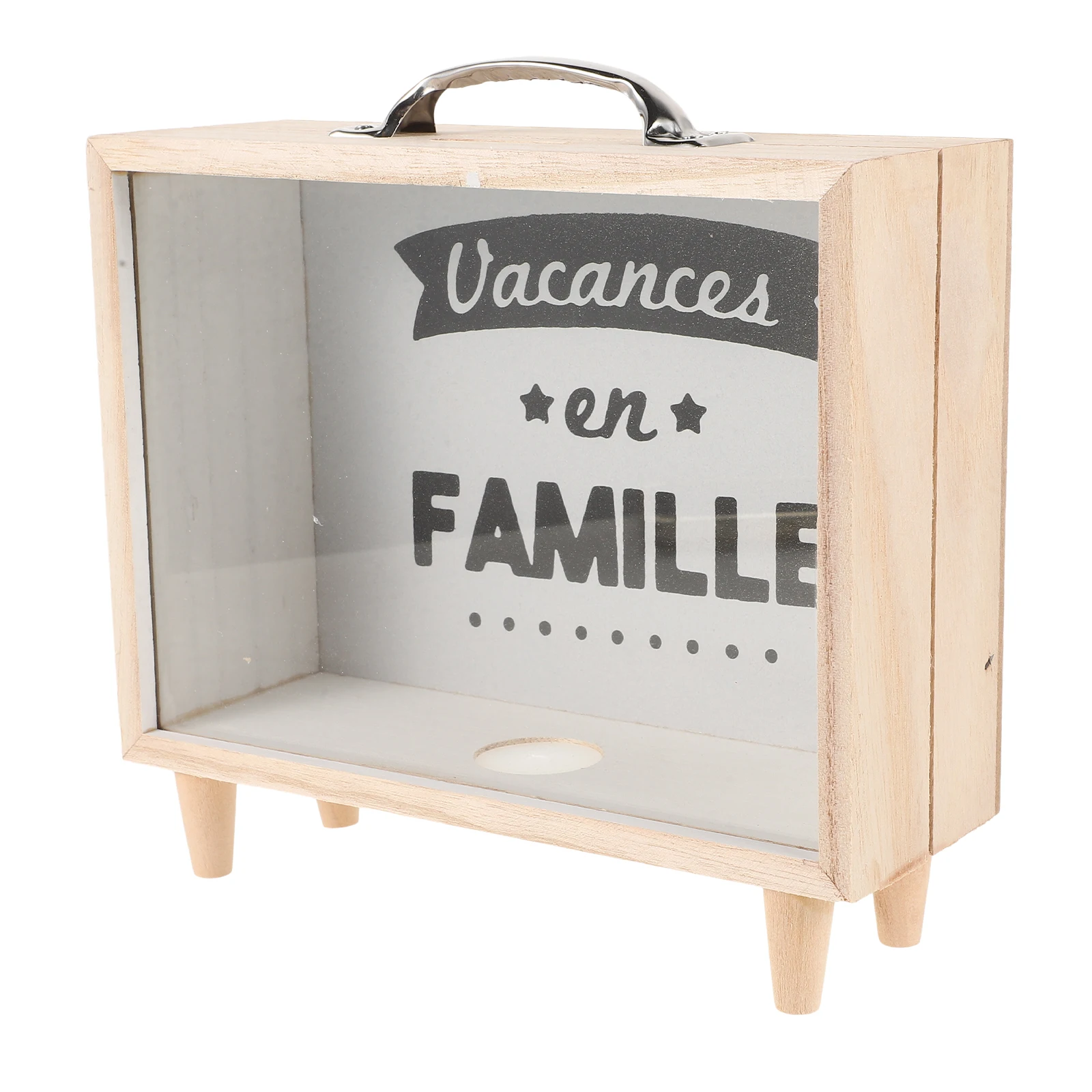 1pcs Piggy Bank Coin Saving Box Money Storage Jar Wooden Accessories Home Bedroom Office Study Multifunctional Transparent
1pcs Piggy Bank Coin Saving Box Money Storage Jar Wooden Accessories Home Bedroom Office Study Multifunctional Transparent