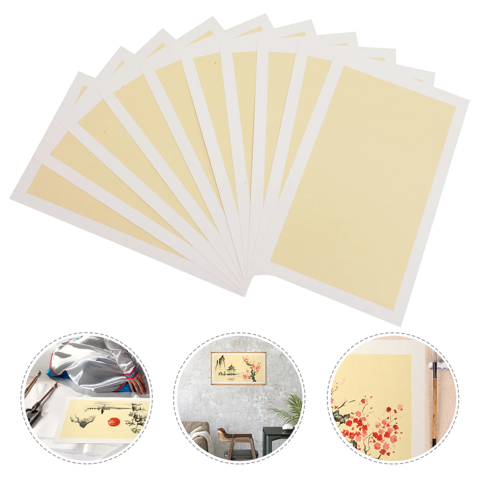 10 Sheets Rice Paper for Painting Raw Cardboard Writing Wafer Edible Calligraphy
10 Sheets Rice Paper for Painting Raw Cardboard Writing Wafer Edible Calligraphy
