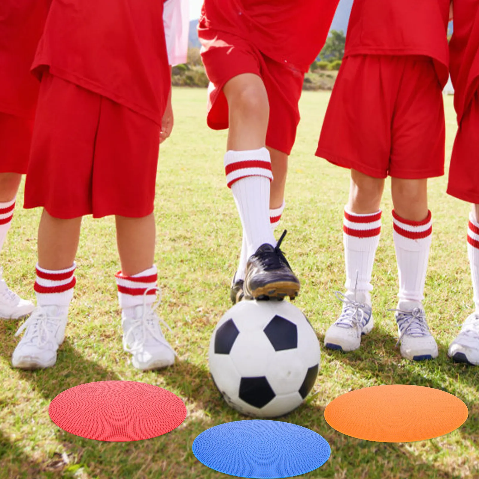 12Pcs Football Training Sign Discs High Toughness PVC Soccer Markers for Agility Drills Outdoor Football Training Tools
12Pcs Football Training Sign Discs High Toughness PVC Soccer Markers for Agility Drills Outdoor Football Training Tools