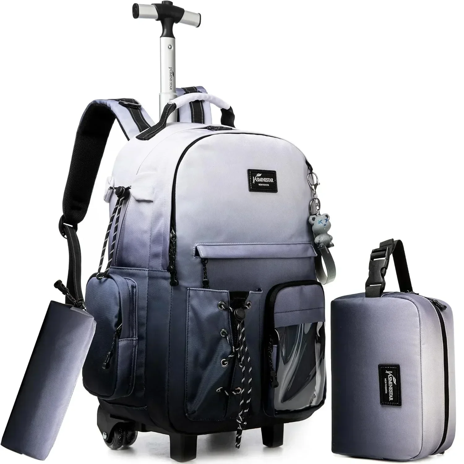 School Bag for Kids Trolley 3 Pcs Wheeled Backpack for Teens Travel Rolling Bags School Trolley Bag Carry on Luggage with Wheels
School Bag for Kids Trolley 3 Pcs Wheeled Backpack for Teens Travel Rolling Bags School Trolley Bag Carry on Luggage with Wheels