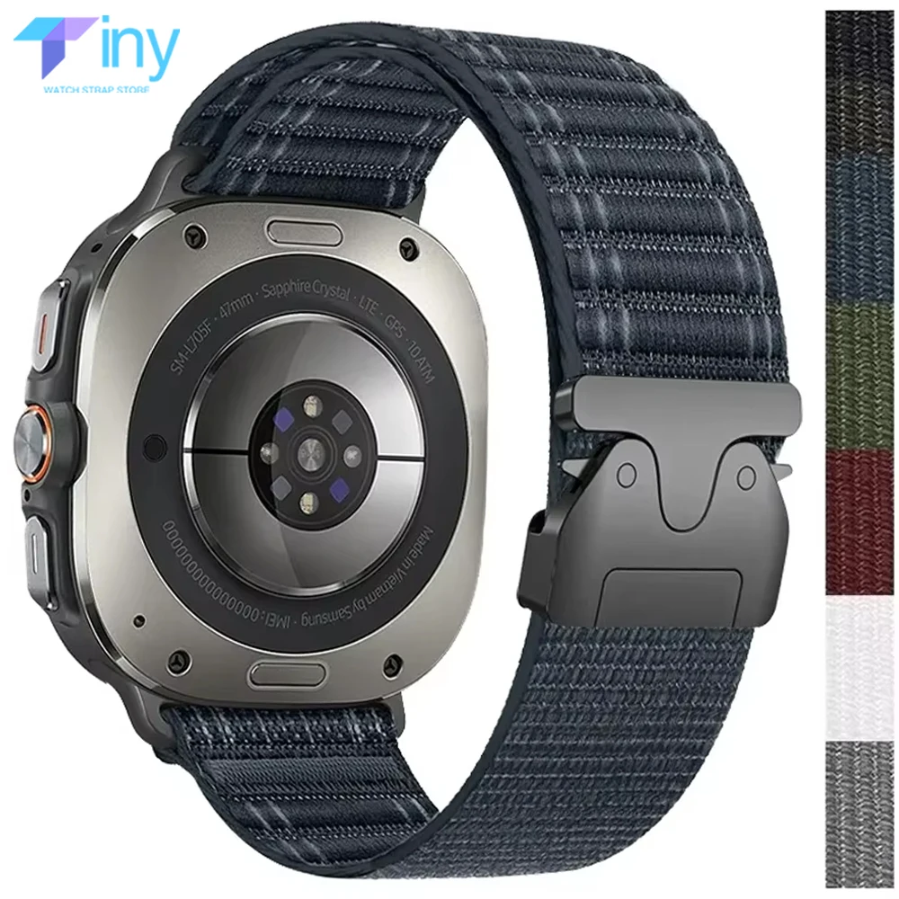 Нейлоновый спортивный ремешок для Samsung Galaxy Watch Ultra, 47 мм, регулируемый браслет с петлей для Galaxy Watch 7 Ultra Band Correas
Нейлоновый спортивный ремешок для Samsung Galaxy Watch Ultra, 47 мм, регулируемый браслет с петлей для Galaxy Watch 7 Ultra Band Correas