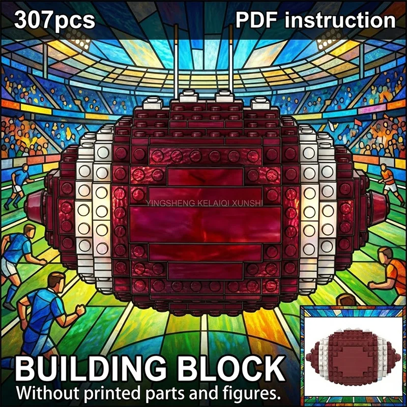 DIY Sports Match Game Ball Construction Set Rugby Athlete Fan Gift Building Bricks Toy
DIY Sports Match Game Ball Construction Set Rugby Athlete Fan Gift Building Bricks Toy
