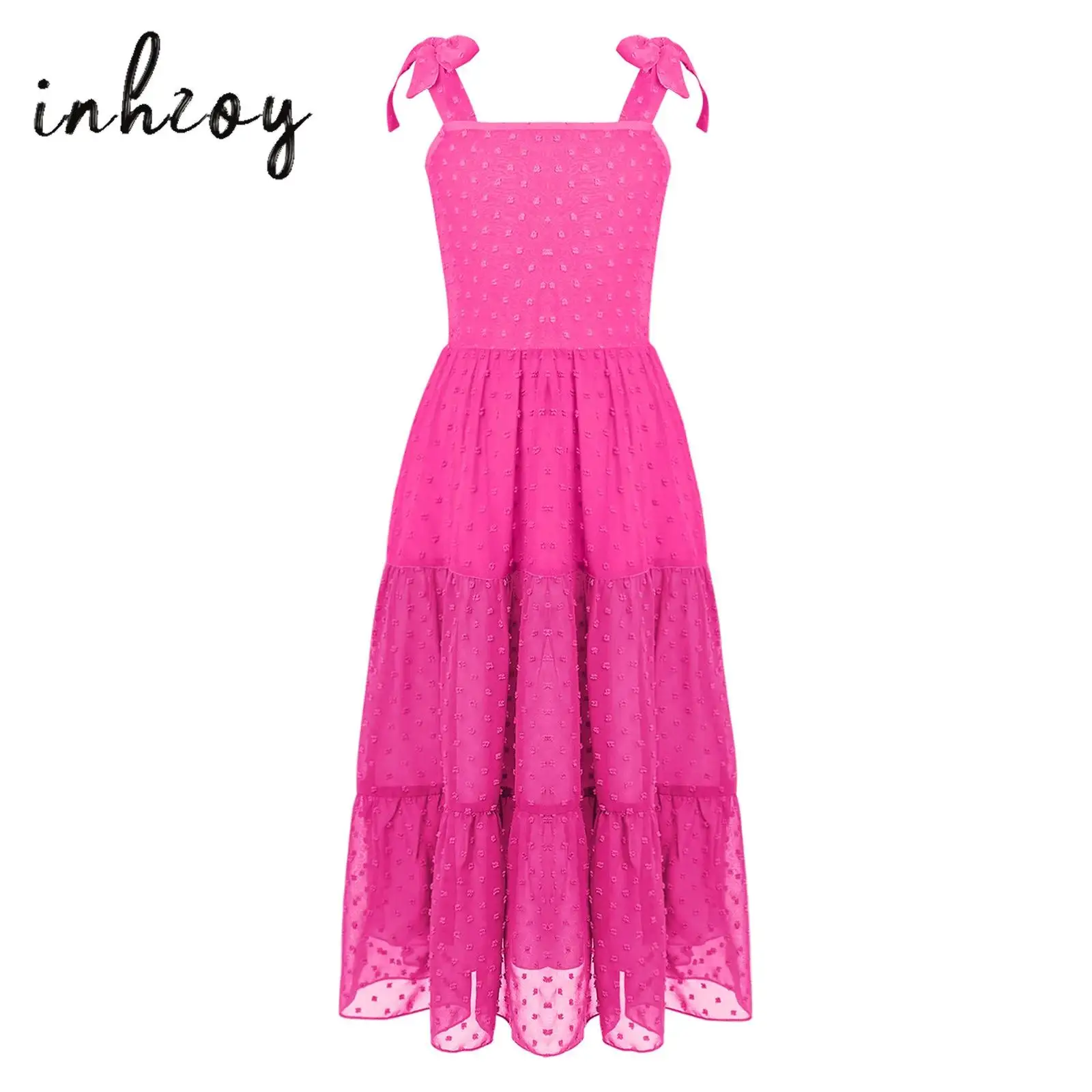 Kids Girls Chiffon Dress Summer Sweet Adjustable Self-Tie Shoulder Straps Dots Tiered Sundress Beach Birthday Party Dresses
Kids Girls Chiffon Dress Summer Sweet Adjustable Self-Tie Shoulder Straps Dots Tiered Sundress Beach Birthday Party Dresses