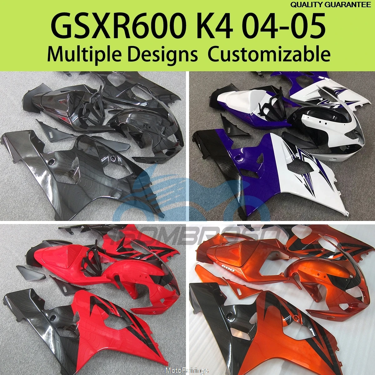 Motorcycle Fairing Kit for SUZUKI GSXR600 GSXR750 K4 2004 2005 Aftermarket Fairings Cover Parts Kits GSXR 600 750 04 05
Motorcycle Fairing Kit for SUZUKI GSXR600 GSXR750 K4 2004 2005 Aftermarket Fairings Cover Parts Kits GSXR 600 750 04 05