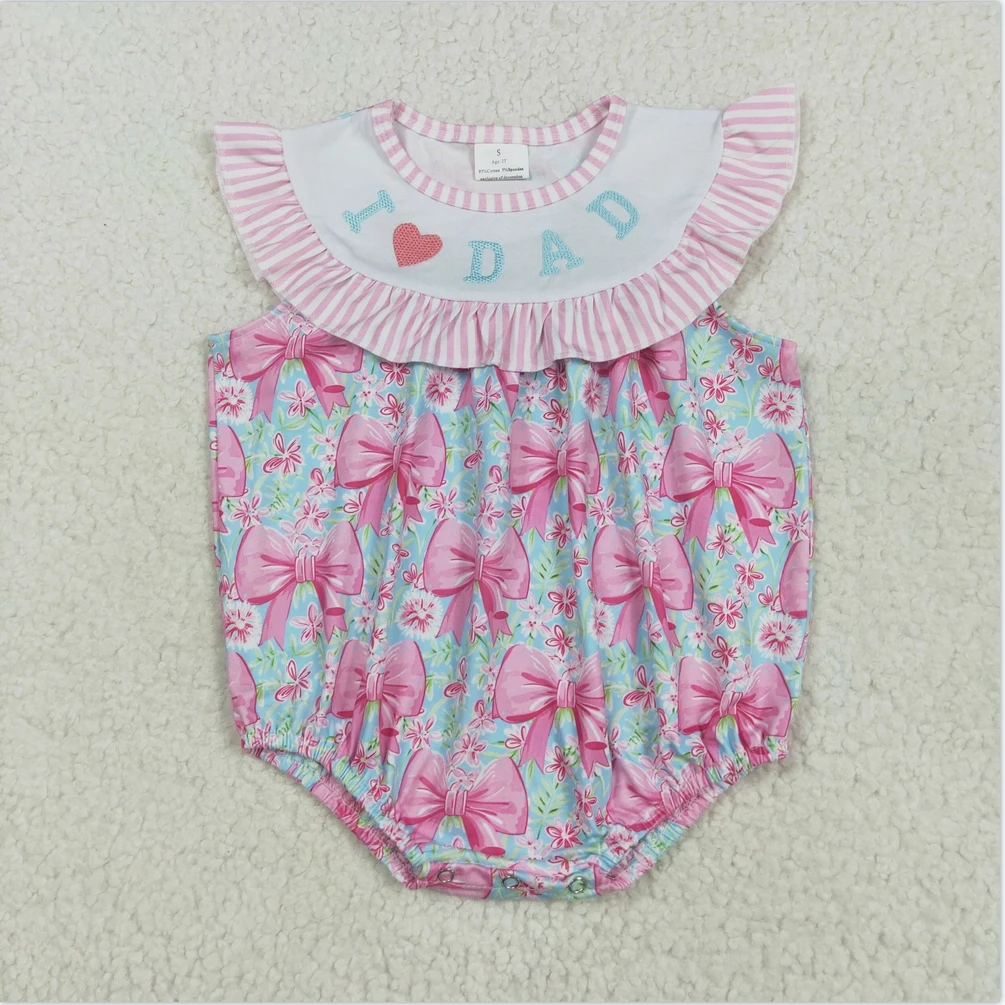 Infant Baby Girls Boutique One-Piece Bodysuits Onesie Baby Girls Pink I LOVE DAD Floral Bows Ruffle Infant Baby Girls Rompers
Infant Baby Girls Boutique One-Piece Bodysuits Onesie Baby Girls Pink I LOVE DAD Floral Bows Ruffle Infant Baby Girls Rompers