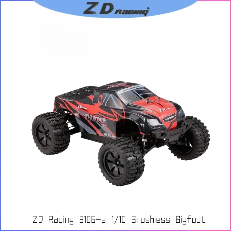 ZD Racing 9106-S 1/10 Brushless Bigfoot Monster Truck - 2.4G 4WD 70km/h RTR RC Car (Electric Off-Road Vehicle)
ZD Racing 9106-S 1/10 Brushless Bigfoot Monster Truck - 2.4G 4WD 70km/h RTR RC Car (Electric Off-Road Vehicle)