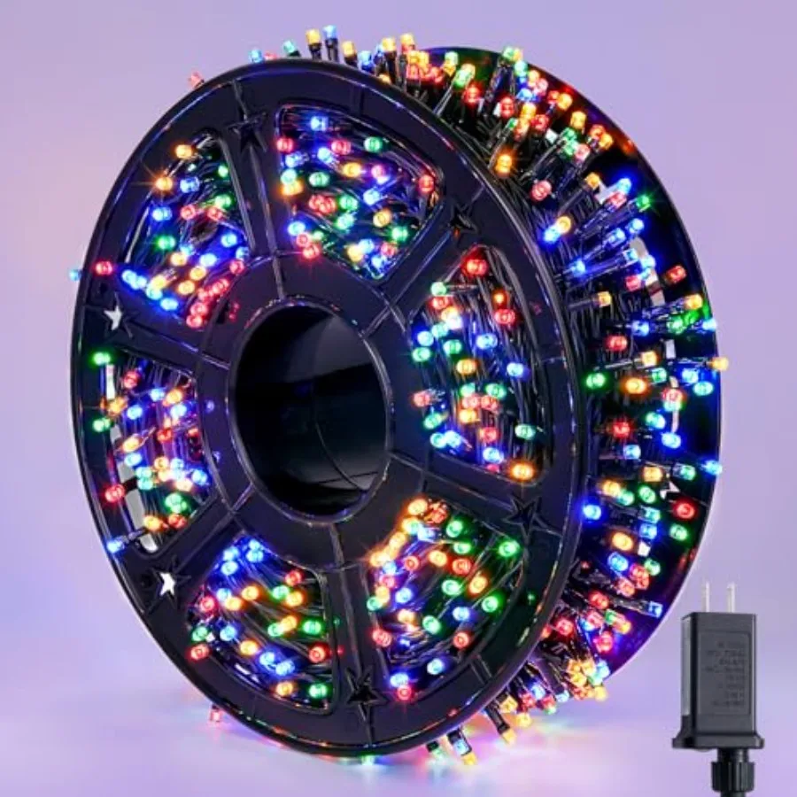 Christmas String Lights Outdoor, 272Feet 8 Modes Christmas Lights Plug in, Waterproof Wire LED Christmas Tree Lights for Indoor
Christmas String Lights Outdoor, 272Feet 8 Modes Christmas Lights Plug in, Waterproof Wire LED Christmas Tree Lights for Indoor