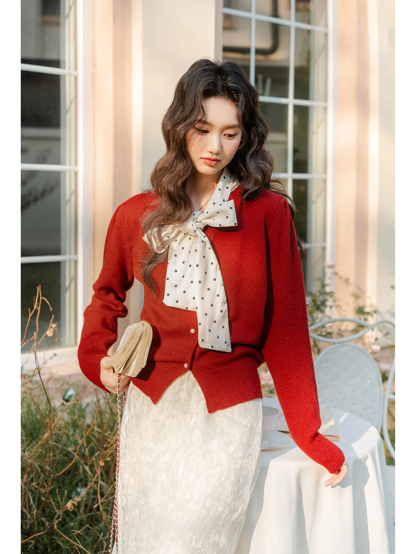 Red Knot Knitted Sweater Women's Inner Wear Winter Faion Unique Beautiful Nylonic Long Sve Open Cardigan
Red Knot Knitted Sweater Women's Inner Wear Winter Faion Unique Beautiful Nylonic Long Sve Open Cardigan
