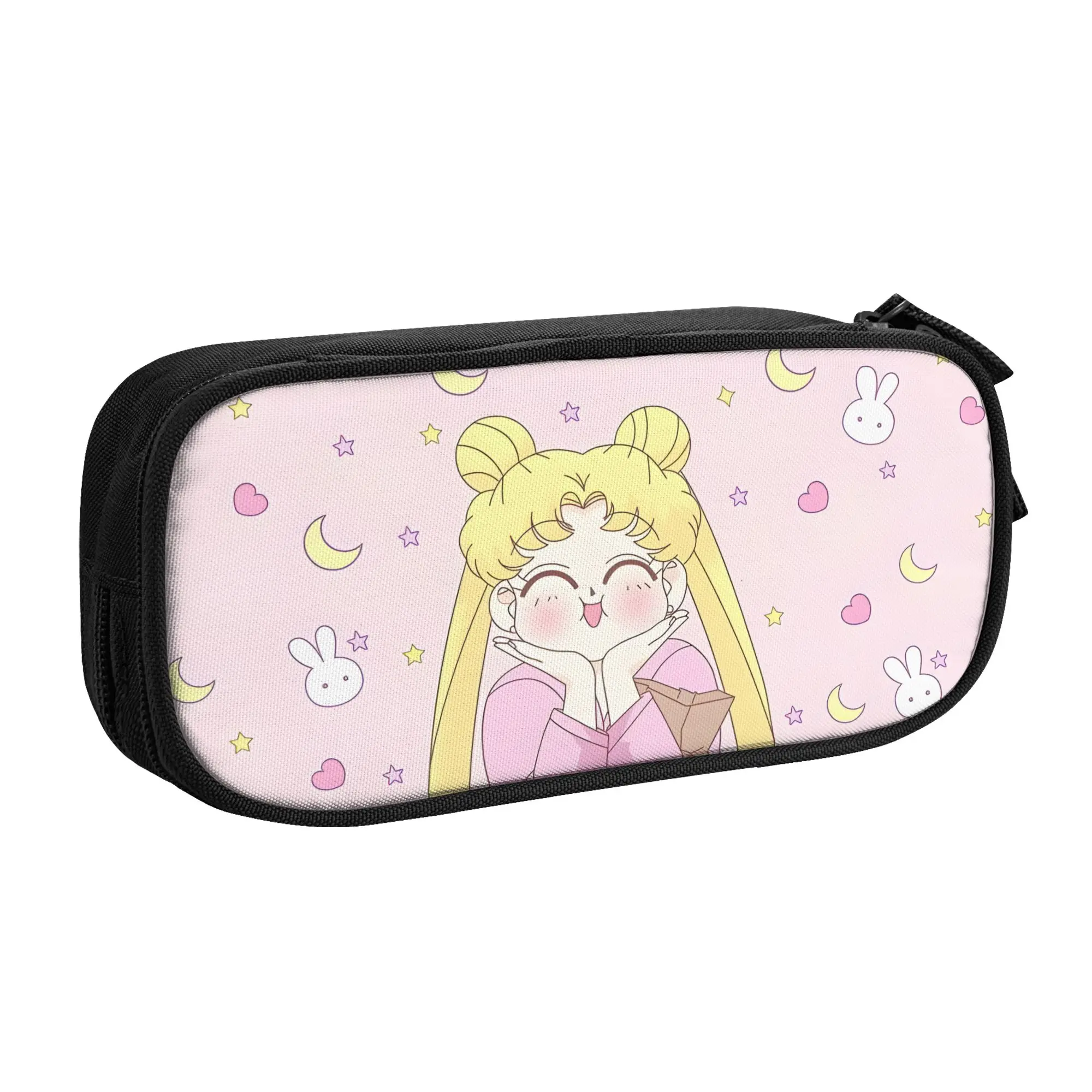 1 Piece Pink Girl Pencil Cases Pen Holder Storage Stationery Sailor Moon Supplies Large Storage Pen Box Pencil Bag for Students
1 Piece Pink Girl Pencil Cases Pen Holder Storage Stationery Sailor Moon Supplies Large Storage Pen Box Pencil Bag for Students