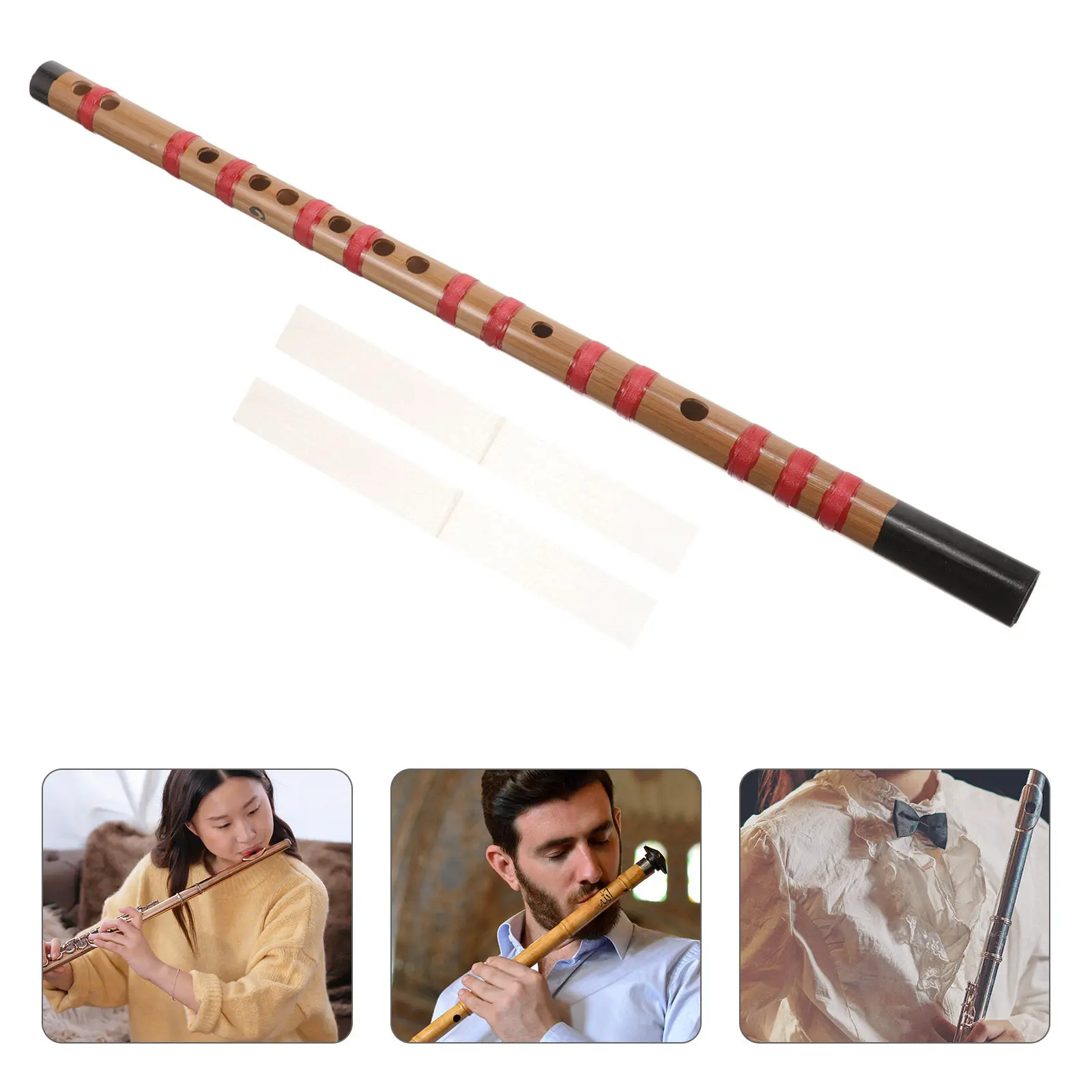 Chinese Bamboo Flute for Beginners Long Traditional Flute Portable Lightweight Sturdy Bamboo Material Easy to Learn
Chinese Bamboo Flute for Beginners Long Traditional Flute Portable Lightweight Sturdy Bamboo Material Easy to Learn