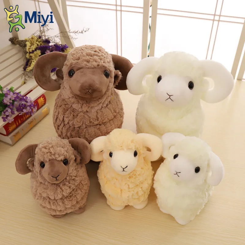 Miyi Curly Fur Realistic Soothing Stuffed Sheep Plush Toy Cartoon Animal Pillow Soft Fluffy Creative Gift For Kids Home Decor
Miyi Curly Fur Realistic Soothing Stuffed Sheep Plush Toy Cartoon Animal Pillow Soft Fluffy Creative Gift For Kids Home Decor