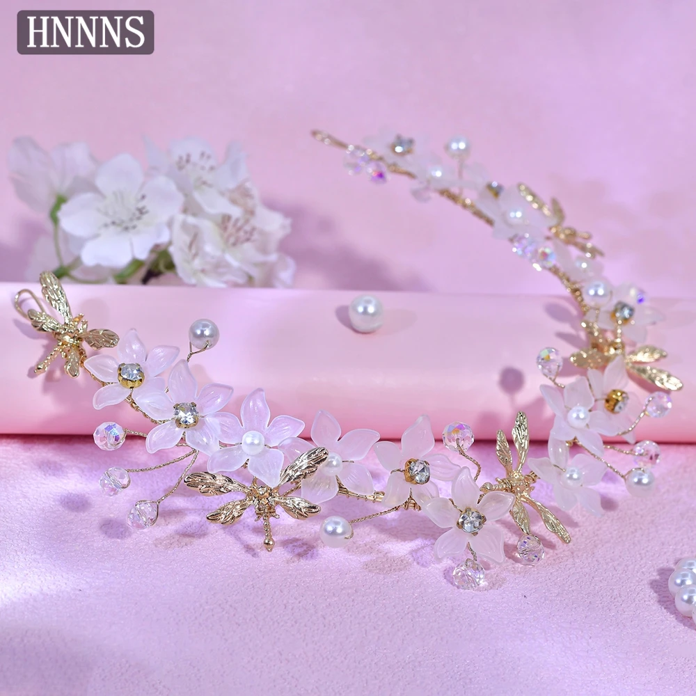 HNNNS Resin Flowers Headband Bridal Sweet Headdress Wedding Tiaras Wreath Hair Band Luxury Pearls Headpiece Hair Jewelry A402
HNNNS Resin Flowers Headband Bridal Sweet Headdress Wedding Tiaras Wreath Hair Band Luxury Pearls Headpiece Hair Jewelry A402