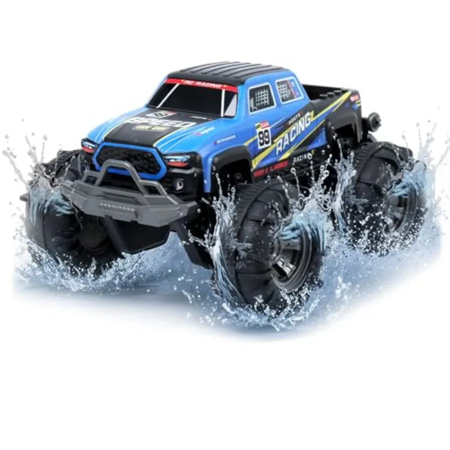 Waterproof 4WD Monster Truck Gesture RC Car Amphibious All-Terrain Off-Road Remote Control Toy for Ages 6-12 Blue
Waterproof 4WD Monster Truck Gesture RC Car Amphibious All-Terrain Off-Road Remote Control Toy for Ages 6-12 Blue