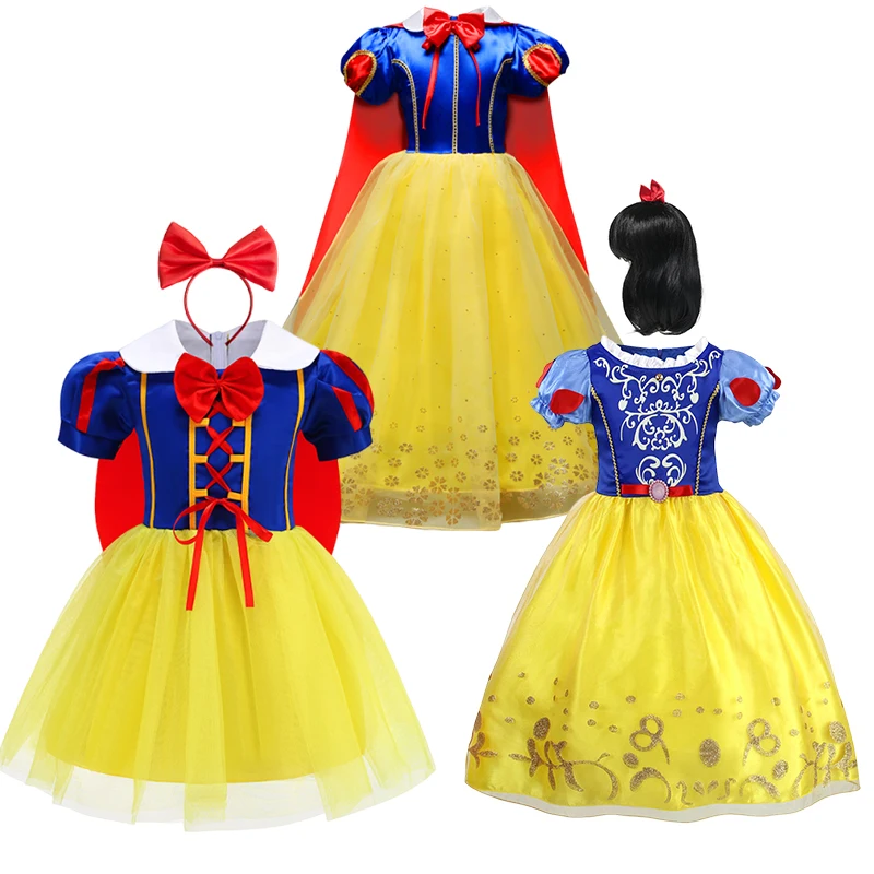 2025 Girls Snow White Princess Dress for Kids With Red Cape Puff Sleeve Children Birthday Costumes Party Dress Fancy Clothes
2025 Girls Snow White Princess Dress for Kids With Red Cape Puff Sleeve Children Birthday Costumes Party Dress Fancy Clothes