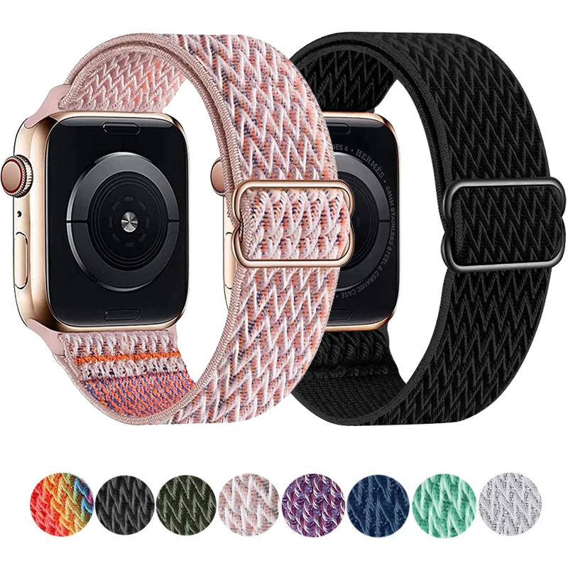 Регулируемый эластичный нейлоновый ремешок Correa для Iwatch 40 мм 44 мм, эластичный браслет, ремешок для часов для iWatch Series SE/6/5/4/3/2/1
Регулируемый эластичный нейлоновый ремешок Correa для Iwatch 40 мм 44 мм, эластичный браслет, ремешок для часов для iWatch Series SE/6/5/4/3/2/1