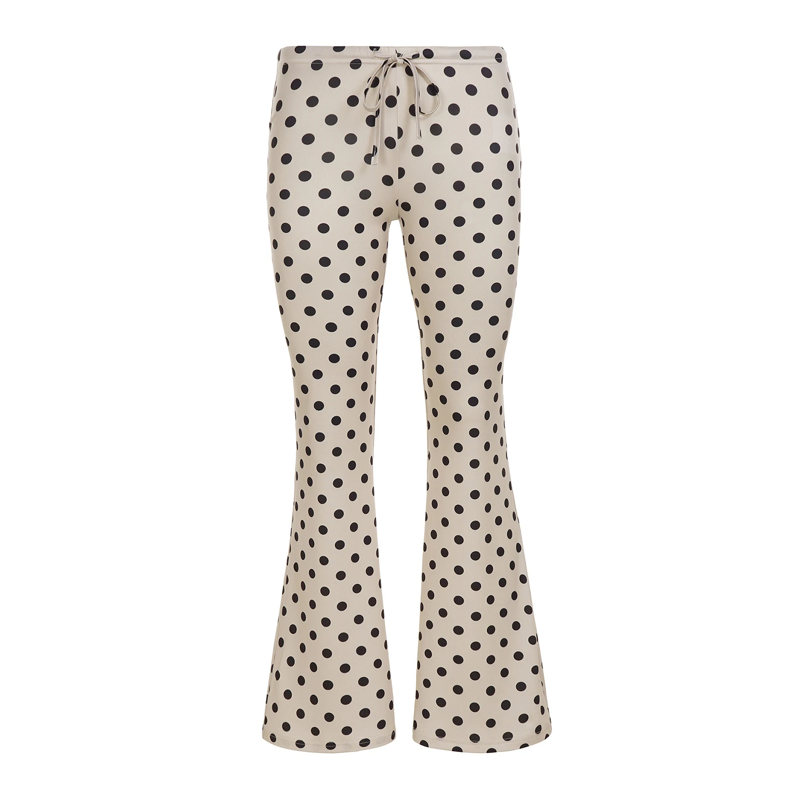 Женские повседневные брюки с принтом в горошек Y2k, расклешенные брюки с низкой талией и завязками на все сезоны
Женские повседневные брюки с принтом в горошек Y2k, расклешенные брюки с низкой талией и завязками на все сезоны