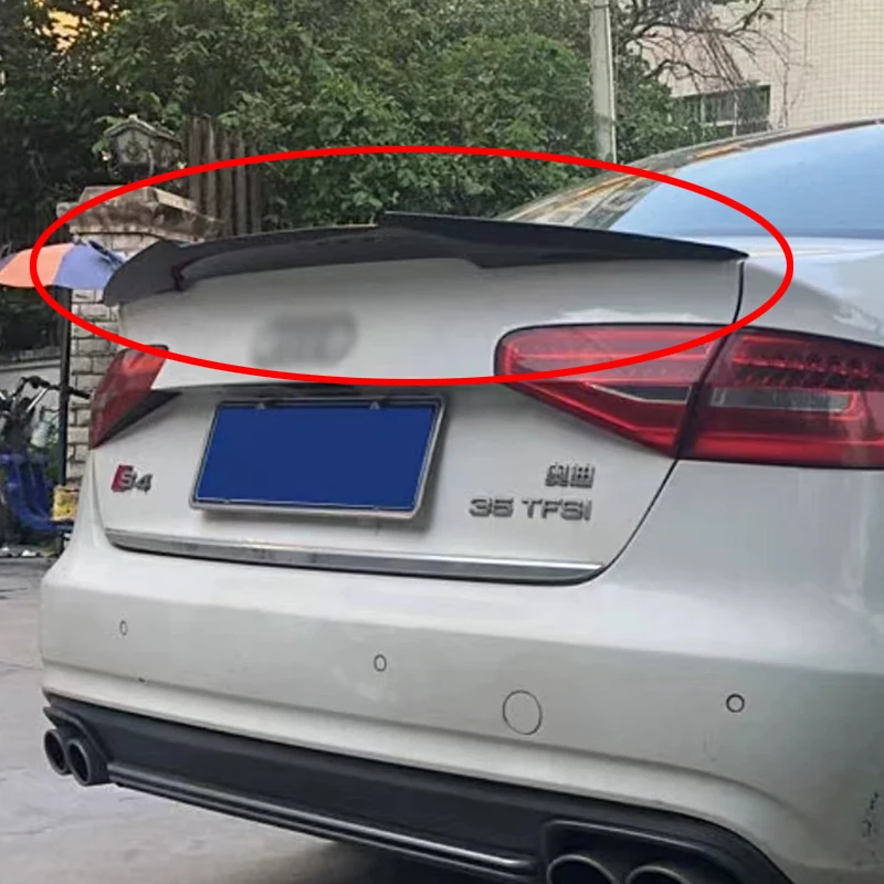 Suitable for Audi A4 B8 B8.5 rear trunk lid spoiler wing ABS carbon black body sports modification kit 2009 10 11 12 13 14 15 16
Suitable for Audi A4 B8 B8.5 rear trunk lid spoiler wing ABS carbon black body sports modification kit 2009 10 11 12 13 14 15 16