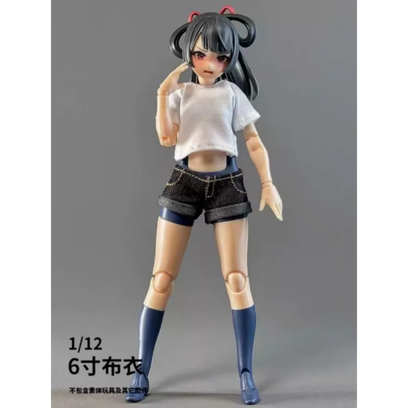 Одежда для женских фигурок солдат 1/12: футболка, джинсовые шорты, модель для 6-дюймовых фигурок Figma.
Одежда для женских фигурок солдат 1/12: футболка, джинсовые шорты, модель для 6-дюймовых фигурок Figma.