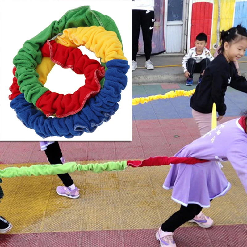 Tension Rope Ring Summer Camp Activities Rally Outdoor Kids Workout Equipment Stretchy Band Hose for Groyp Game Tool Child
Tension Rope Ring Summer Camp Activities Rally Outdoor Kids Workout Equipment Stretchy Band Hose for Groyp Game Tool Child