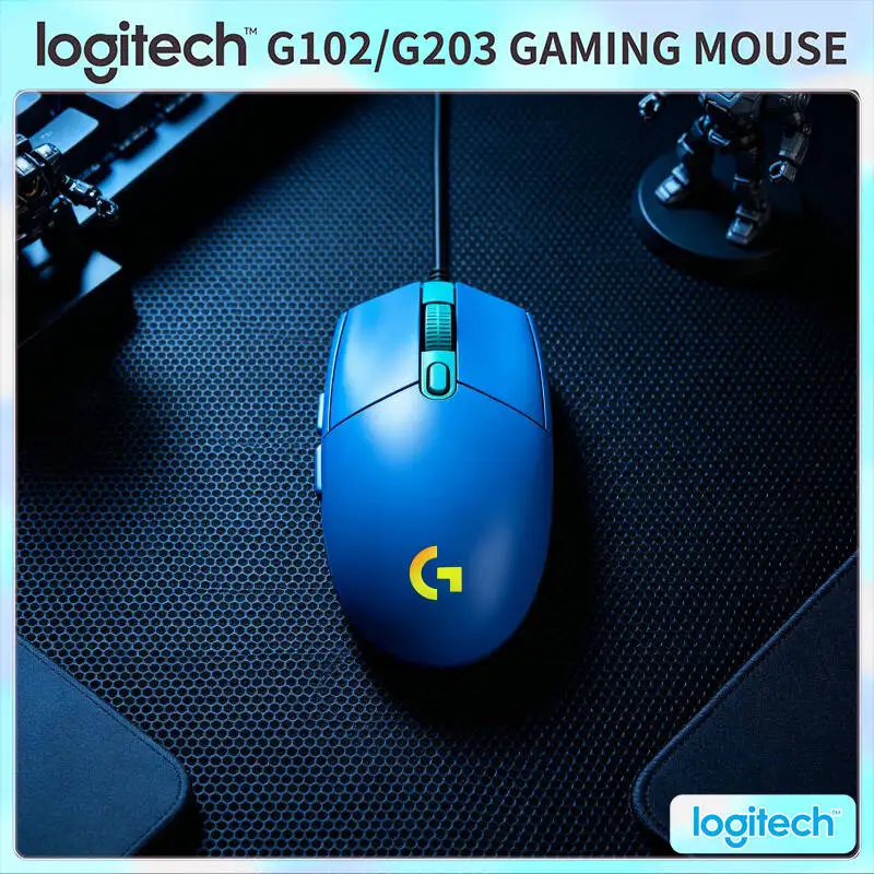 Logitech G203 Gaming Mouse 200-8000 DPI Adjustable LIGHTSYNC RGB 6 Buttons Mechanical Tensioning 85g Windows Quick
Logitech G203 Gaming Mouse 200-8000 DPI Adjustable LIGHTSYNC RGB 6 Buttons Mechanical Tensioning 85g Windows Quick
