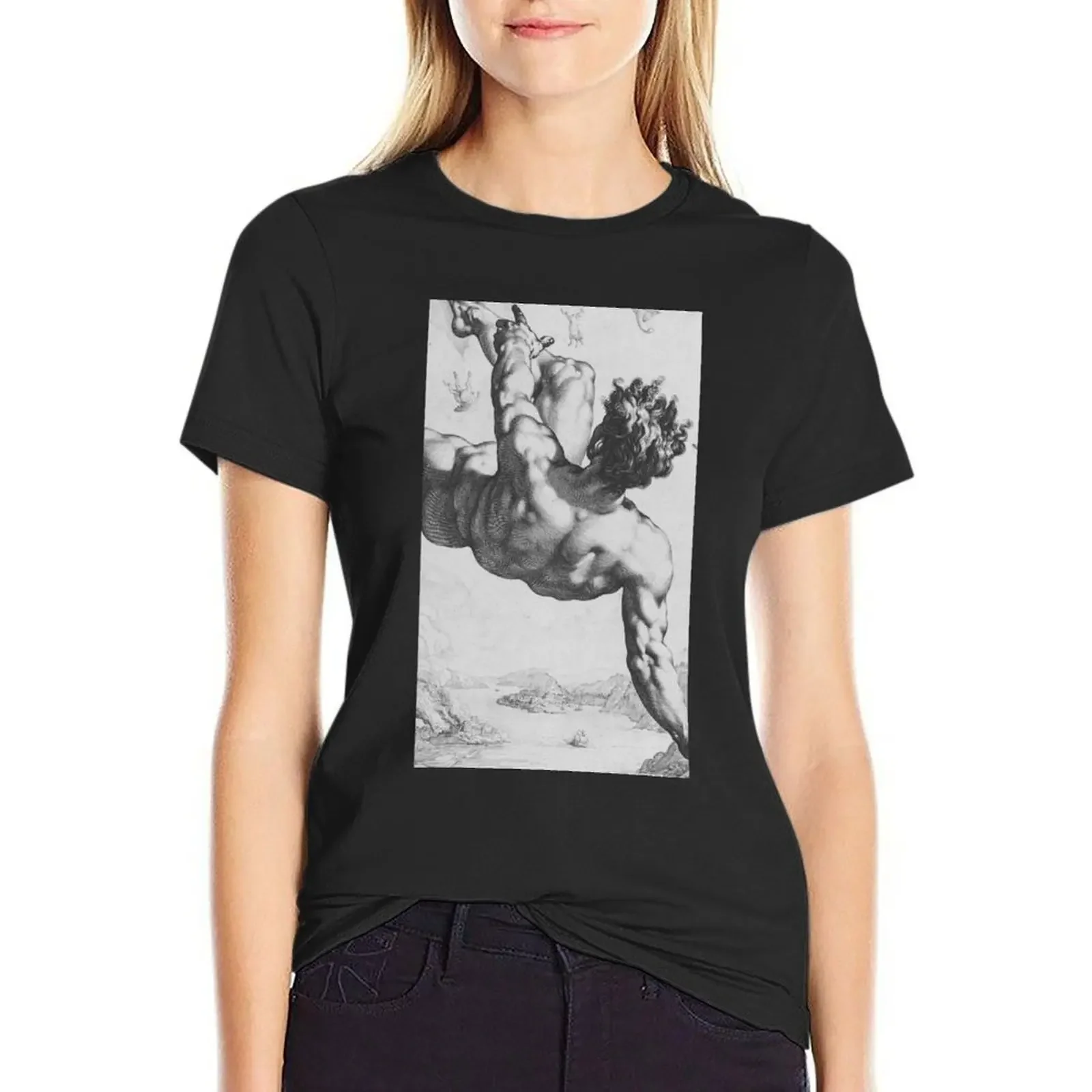Icarus Falling T-Shirt blanks summer clothes female korean fashion t-shirt dress for Women plus size sexy
Icarus Falling T-Shirt blanks summer clothes female korean fashion t-shirt dress for Women plus size sexy