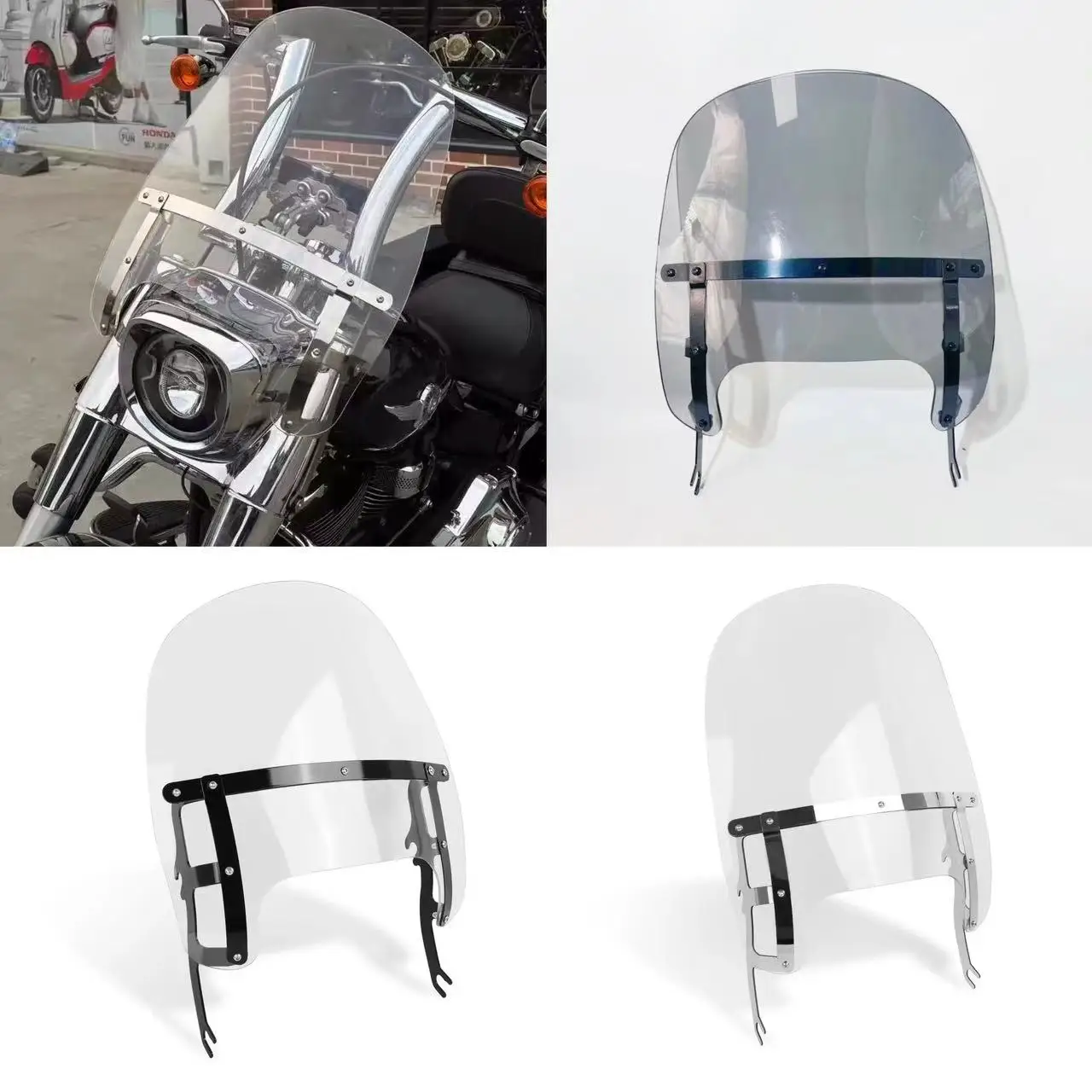 Windscreen For Harley Fat Boy 2018-2025 Softail FLFB 114 FLFBS Slim FLS Mounting Bracket Windshield Wind Deflector Accessories
Windscreen For Harley Fat Boy 2018-2025 Softail FLFB 114 FLFBS Slim FLS Mounting Bracket Windshield Wind Deflector Accessories