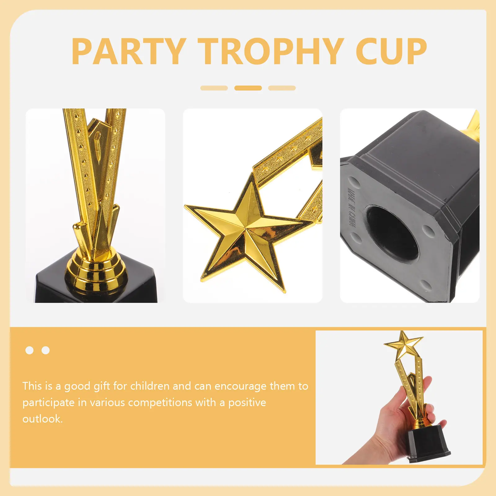 Children Winner Award Trophy Pentagram Shaped Competition Cup for Kindergarten School Celebration Ceremony Appreciation Prize
Children Winner Award Trophy Pentagram Shaped Competition Cup for Kindergarten School Celebration Ceremony Appreciation Prize
