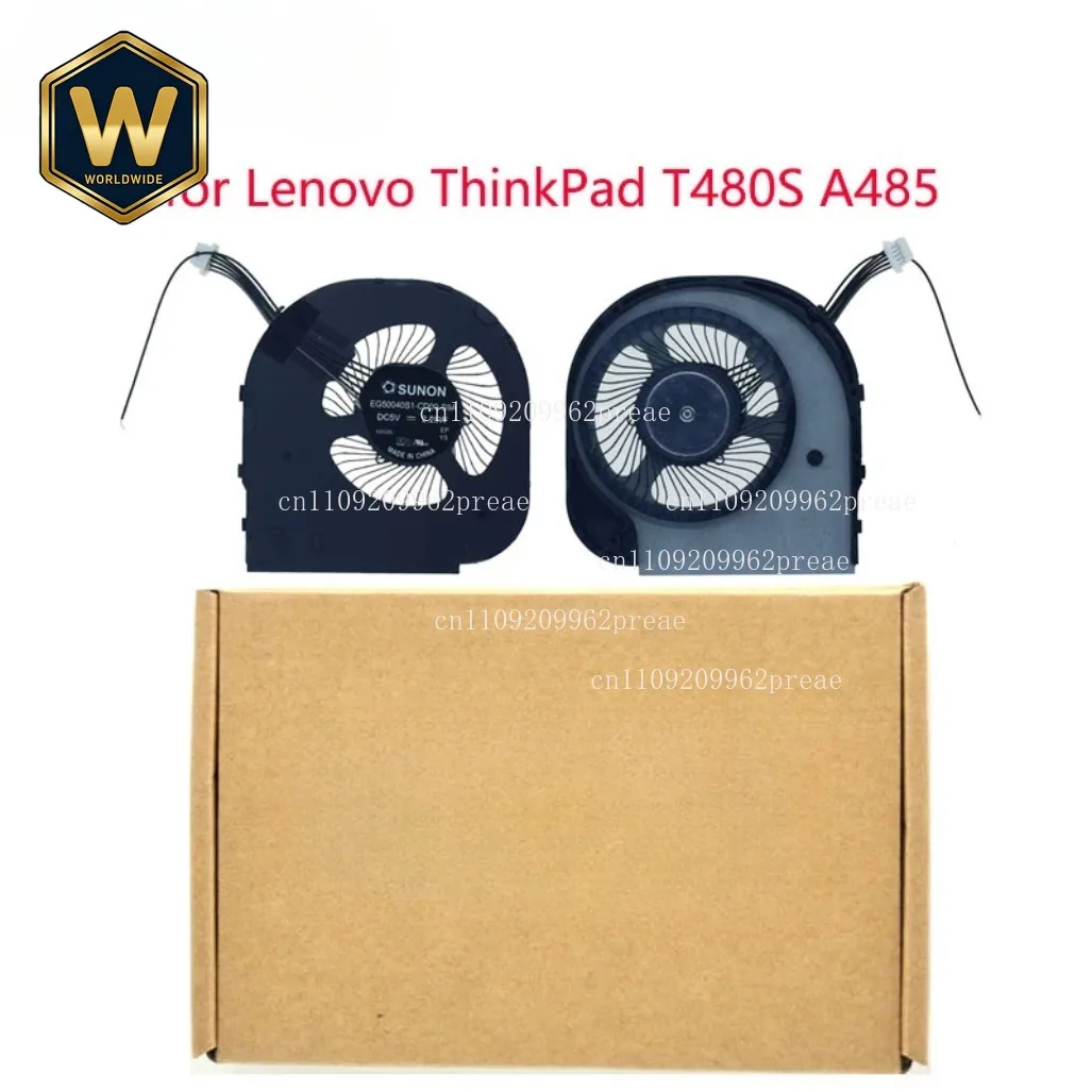 S Replacement Notebook CPU Cooling Fan for Lenovo ThinkPad T480S/A485 Series Laptop (EG50040S1-CD00-S9A)
S Replacement Notebook CPU Cooling Fan for Lenovo ThinkPad T480S/A485 Series Laptop (EG50040S1-CD00-S9A)