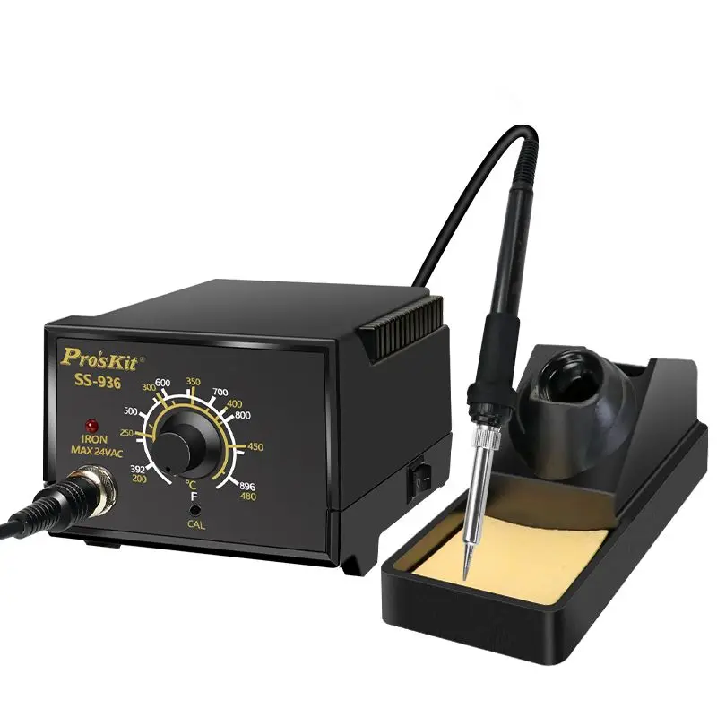 Proskit SS-936H Electric soldering iron repair and welding industrial grade welding table set internal heat constant temperature
Proskit SS-936H Electric soldering iron repair and welding industrial grade welding table set internal heat constant temperature