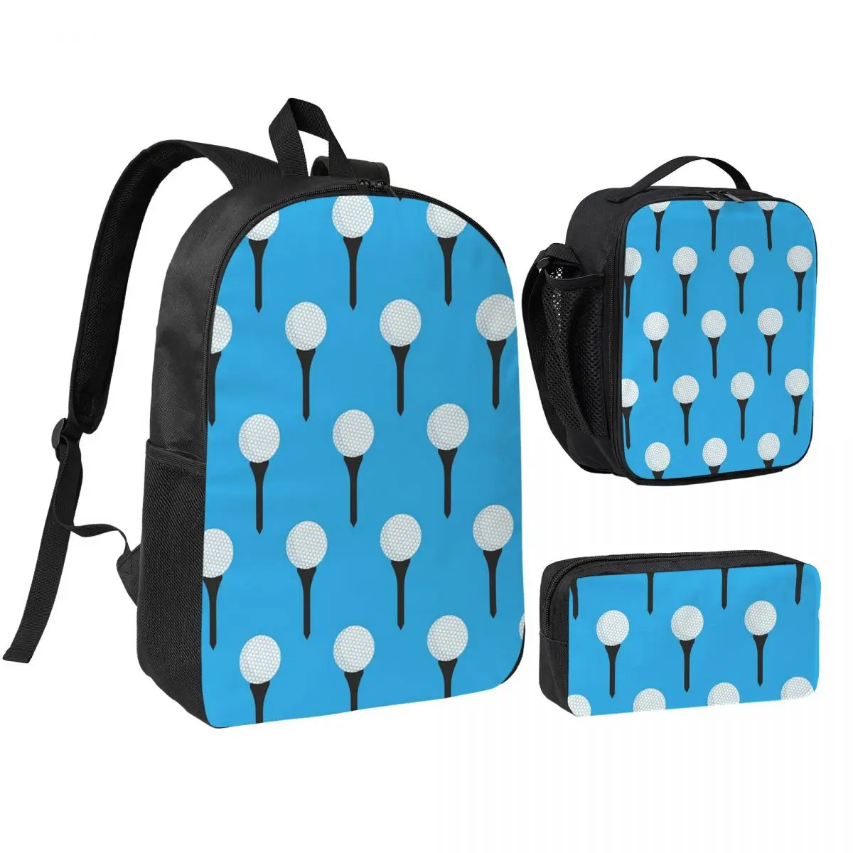 Golf Ball And Tee Pattern (Cyan Blue) Backpack Student BookBag School Bag Shoulder Bags 3ps Insulated Lunch Bag Pencil Case
Golf Ball And Tee Pattern (Cyan Blue) Backpack Student BookBag School Bag Shoulder Bags 3ps Insulated Lunch Bag Pencil Case