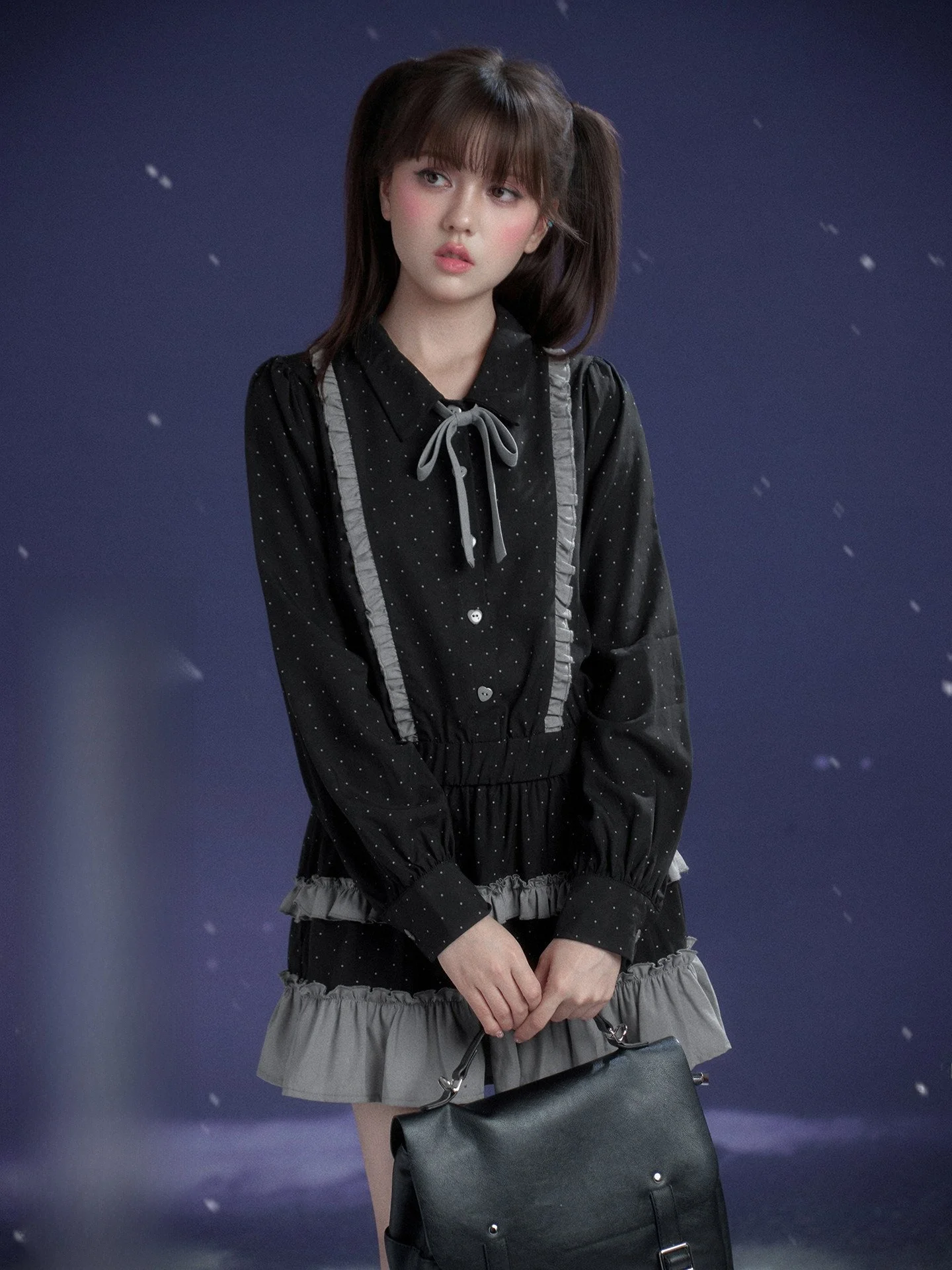SagiDolls Checks the Spring Trend with Their New Polka Dot Shirt Dress in Deep Grey. the Loose Fit And Sweet Cool Style Make ...
SagiDolls Checks the Spring Trend with Their New Polka Dot Shirt Dress in Deep Grey. the Loose Fit And Sweet Cool Style Make ...