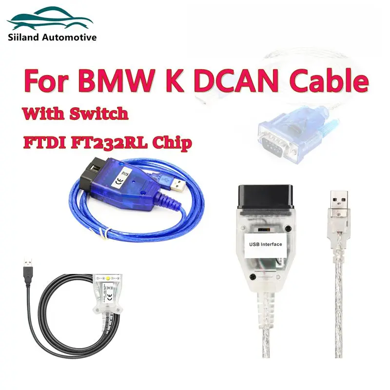 For BMW K DCAN Cable With Switch FTDI FT232RL Chip K+DCAN inpa for BMW OBD2 Diagnostic Cable OBD2 Interface Code Reader Cable
For BMW K DCAN Cable With Switch FTDI FT232RL Chip K+DCAN inpa for BMW OBD2 Diagnostic Cable OBD2 Interface Code Reader Cable