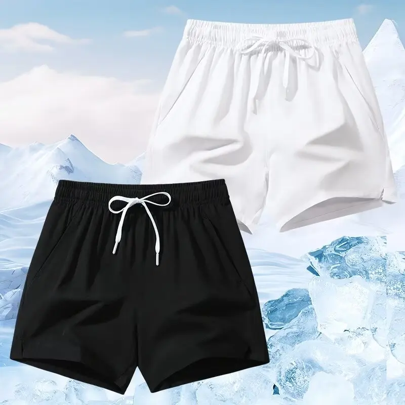 Ice Silk Sports Shorts Women's Summer Casual Three-Quarter Length Running Beach Basketball Loose Fit Quick Dry Couple's Outfit
Ice Silk Sports Shorts Women's Summer Casual Three-Quarter Length Running Beach Basketball Loose Fit Quick Dry Couple's Outfit