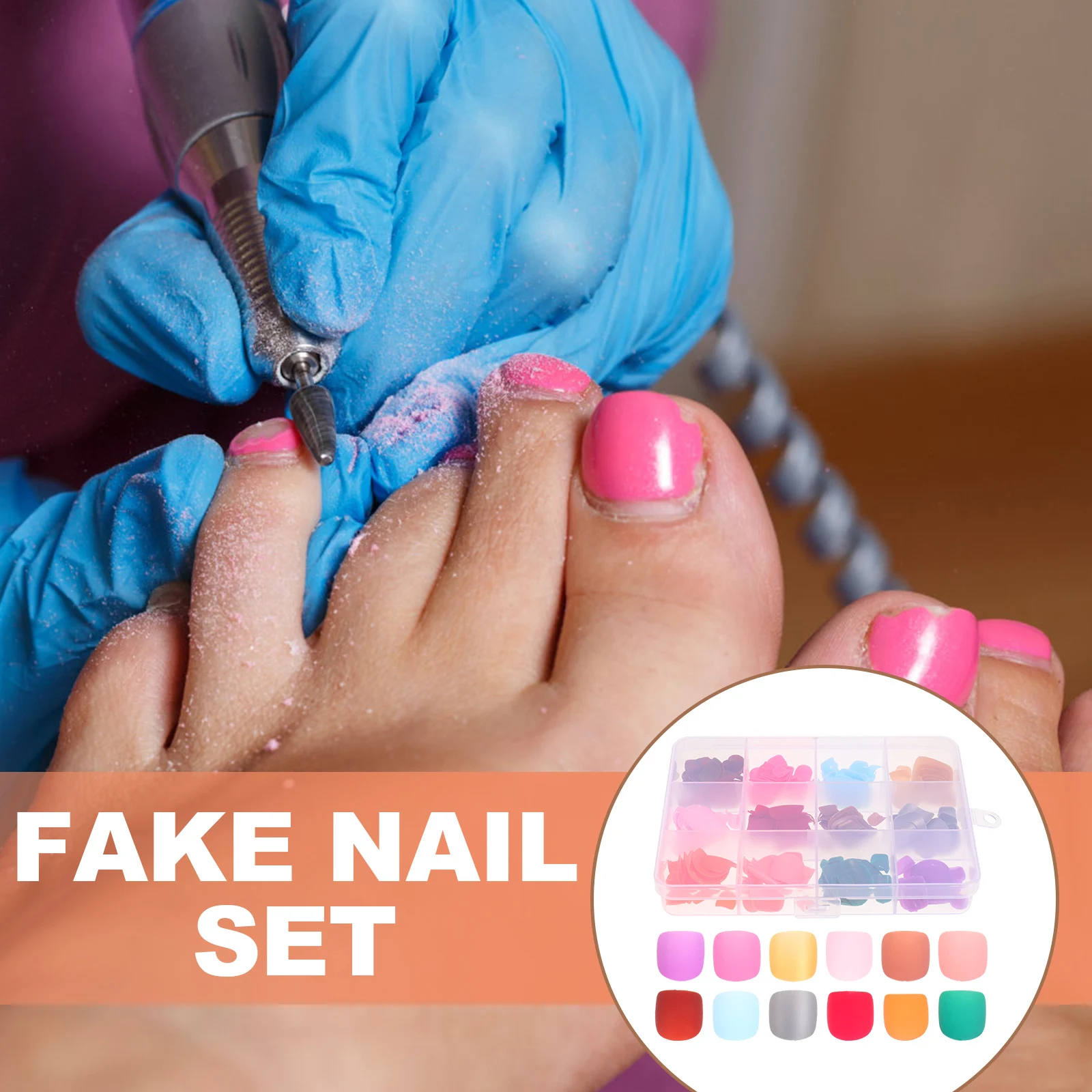 22Pcs Safe ABS Fake Toe Nails with Beautiful Frosted Finish for Nail Art Enthusiasts
22Pcs Safe ABS Fake Toe Nails with Beautiful Frosted Finish for Nail Art Enthusiasts
