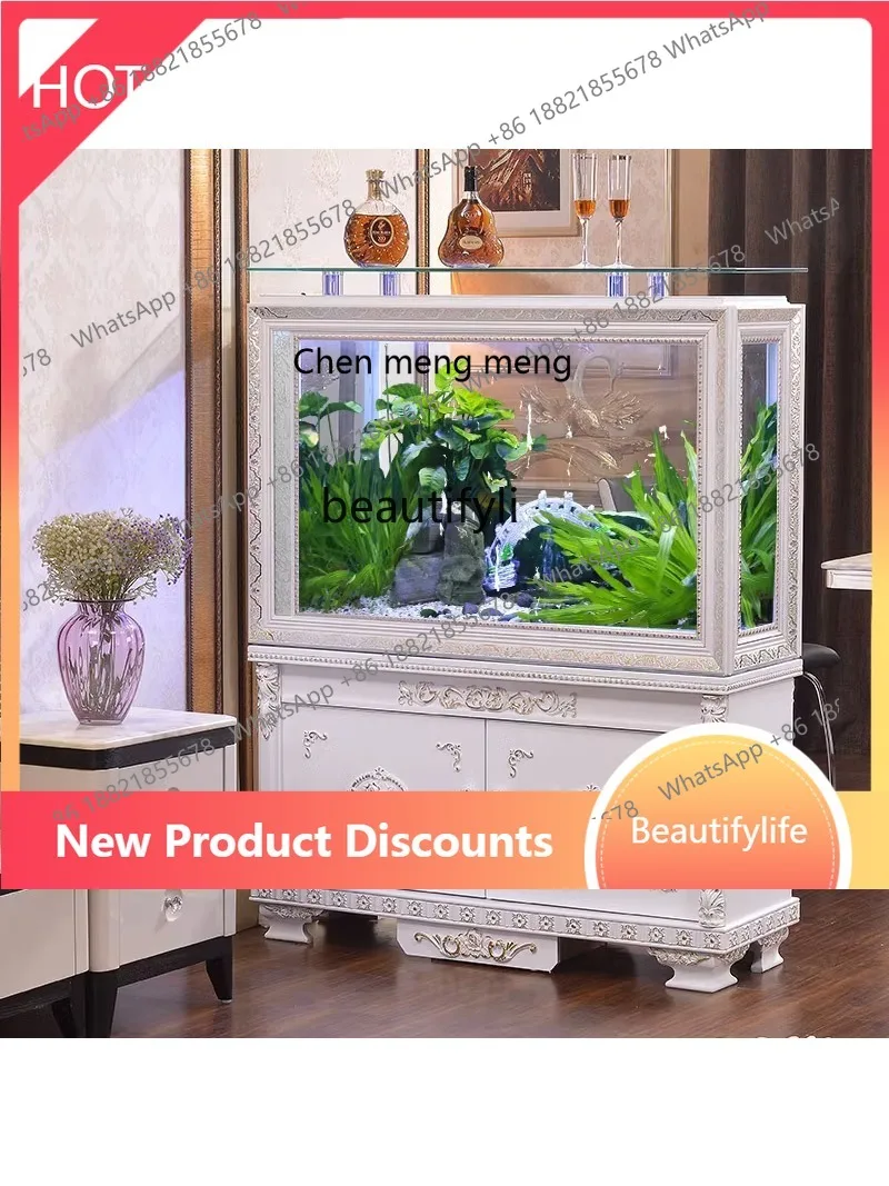 ss 8350 A European Style Fish Tank Screen Hallway Hallway Living Room Medium Household Bottom Filter Ecological Aquarium
ss 8350 A European Style Fish Tank Screen Hallway Hallway Living Room Medium Household Bottom Filter Ecological Aquarium