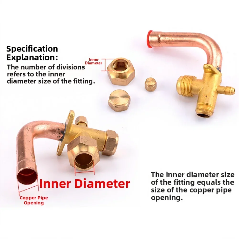 Three-Way Valve Brass Air Conditioning Shut-Off High Low Pressure For HVAC Split System Cooling Heating Maintenance
Three-Way Valve Brass Air Conditioning Shut-Off High Low Pressure For HVAC Split System Cooling Heating Maintenance