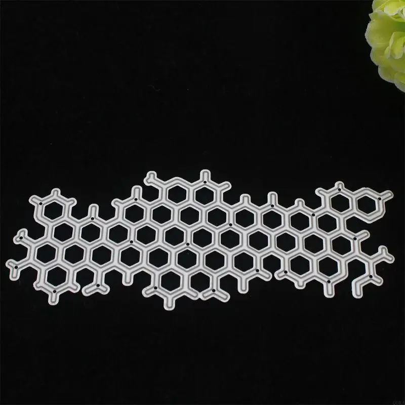 Q0KA Honeycomb Lace Cutting Die for DIY Paper Art Crafts Scrapbooking Journaling
Q0KA Honeycomb Lace Cutting Die for DIY Paper Art Crafts Scrapbooking Journaling