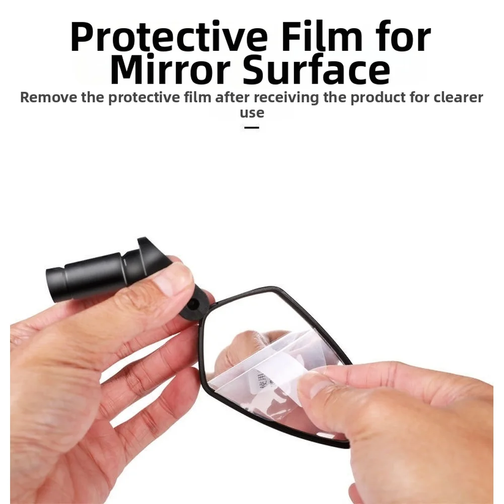 Adjustable Acrylic Lens Bike Mirror Wide Angle Safety Rear View For 16-22mm Handlebar Cycling Accessories Black Pair
Adjustable Acrylic Lens Bike Mirror Wide Angle Safety Rear View For 16-22mm Handlebar Cycling Accessories Black Pair