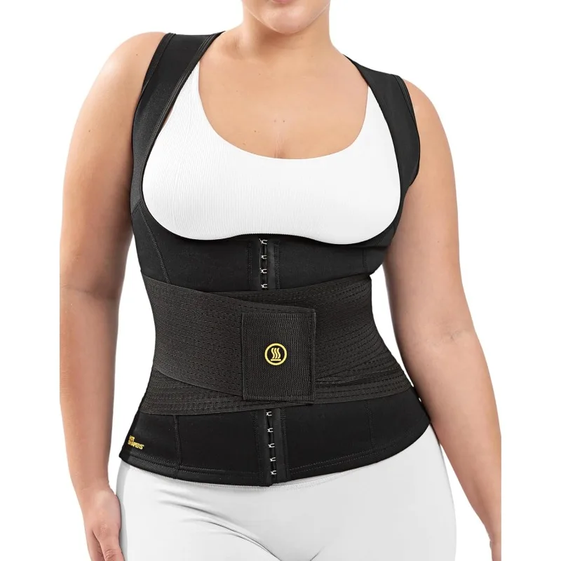 HOT SHAPERS Women’s Hourglass Body Sculpting Kit -Waist Cincher&Waist Trainer with Sweat Fabric for Full-Body Contouring,X-Small
HOT SHAPERS Women’s Hourglass Body Sculpting Kit -Waist Cincher&Waist Trainer with Sweat Fabric for Full-Body Contouring,X-Small