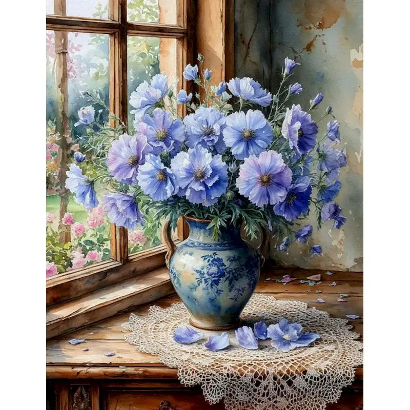GATYZTORY Vase Painting By Numbers Painting Decor Pictures By Numbers Scenery Interior Living Room Decoration Drawing Kit
GATYZTORY Vase Painting By Numbers Painting Decor Pictures By Numbers Scenery Interior Living Room Decoration Drawing Kit