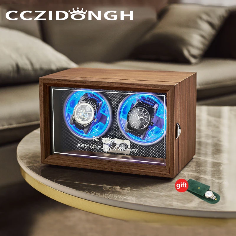 Luxury Wooden Automatic Watch Winder 2 Slot Mechanical Watch Case With Mabuchi Motor Ultra Quiet Watch Cabinett Storage Box
Luxury Wooden Automatic Watch Winder 2 Slot Mechanical Watch Case With Mabuchi Motor Ultra Quiet Watch Cabinett Storage Box