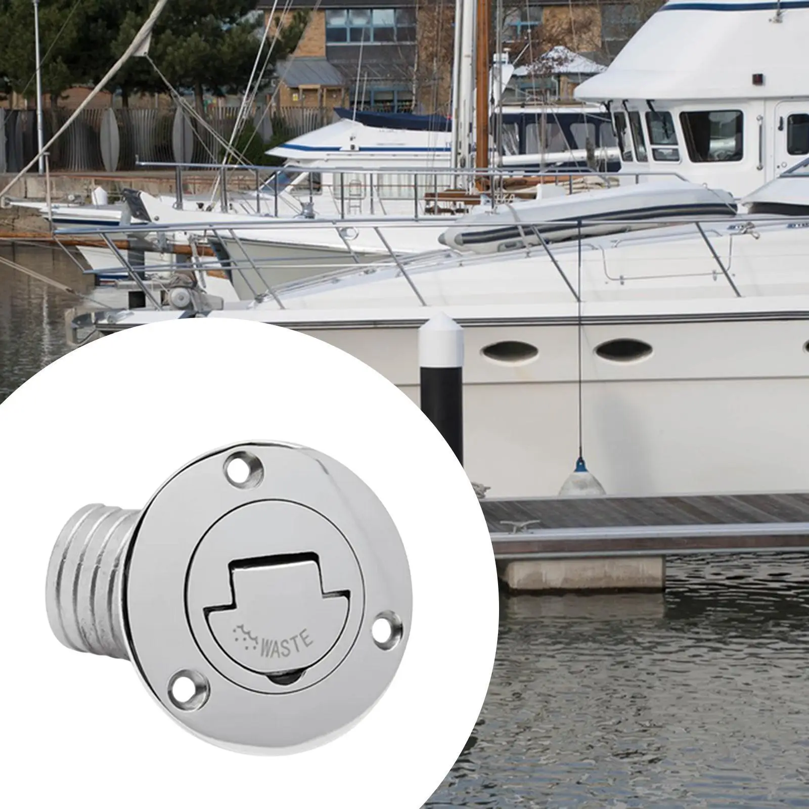 Generic Boat Deck Waste Water Filler Cap for 50mm Wear Resistant Sturdy Stainless Steel for Trailers Ships Trucks Yacht Rvs
Generic Boat Deck Waste Water Filler Cap for 50mm Wear Resistant Sturdy Stainless Steel for Trailers Ships Trucks Yacht Rvs